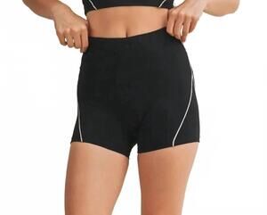 NEW KIMBERLY C women's contour biker shorts in black